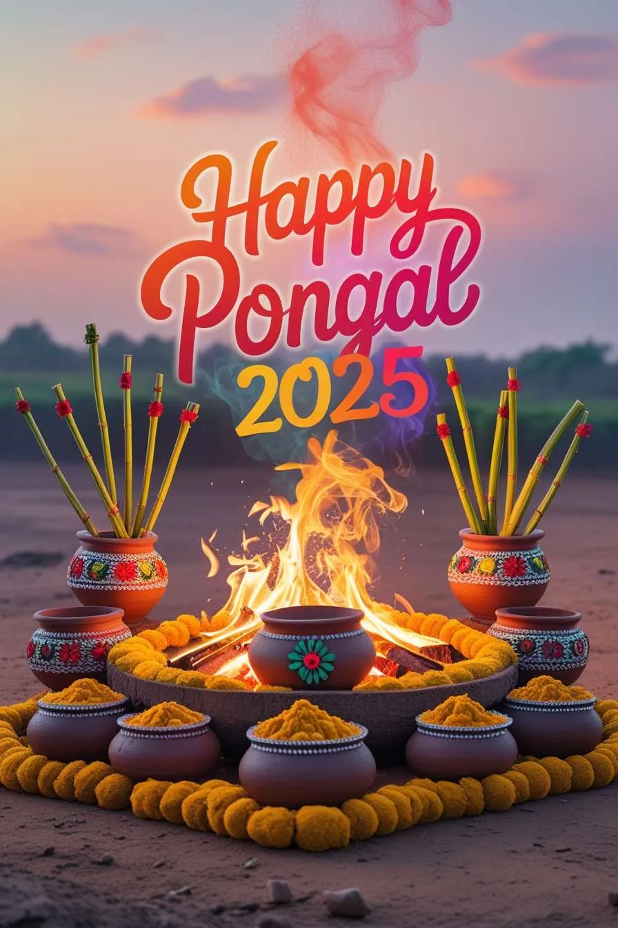 Best Happy Pongal 2025 Images With Traditional Tamil Themes - Royalty Free Happy Pongal 2025 Image | Pngmagic Free Download Best Happy Pongal 2025 Images With Traditional Tamil Themes - High Quality Happy Pongal 2025 Background