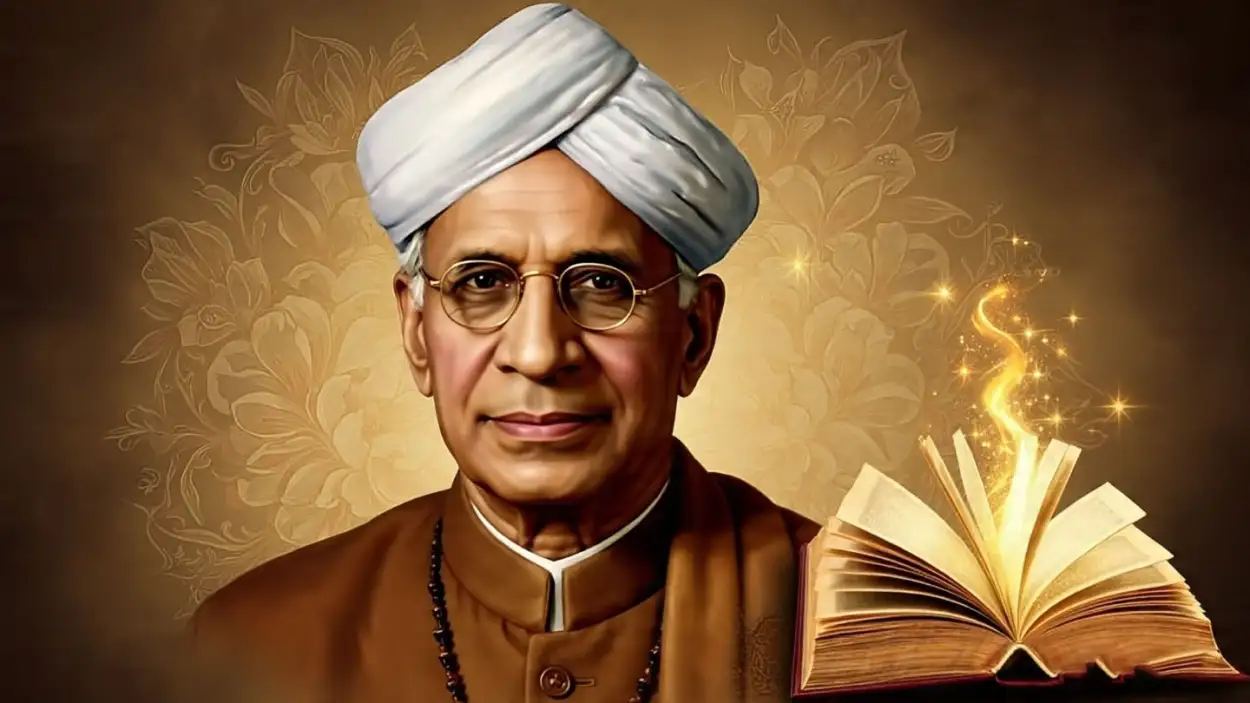 Free Download Best Happy Teachers Day Picture With Sarvepalli Radhakrishnan - High Quality Happy Teachers Day Image