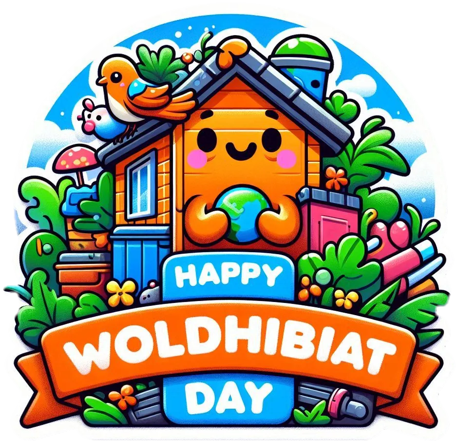 Free Download Best Happy World Habitat Day Png Images 2024 - High Quality Happy World Habitat Day PNG Image