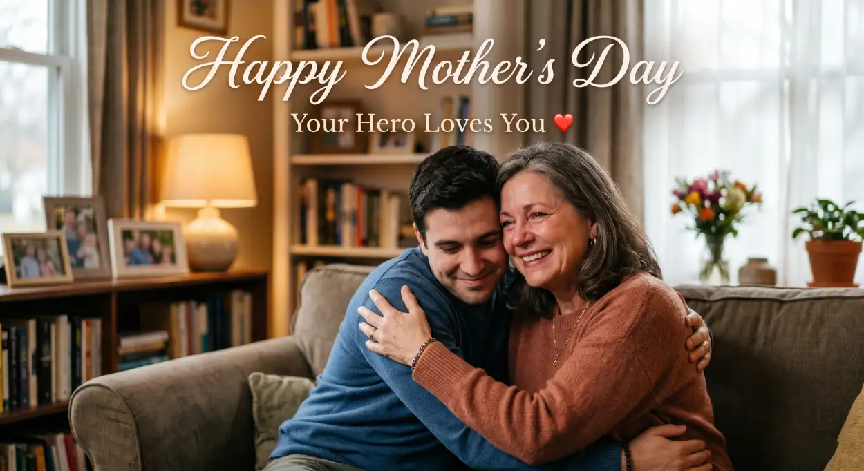 Free Download Best Mothers Day Messages For Mom From Son 2026 - High Quality Happy Mothers Day 2026 Image