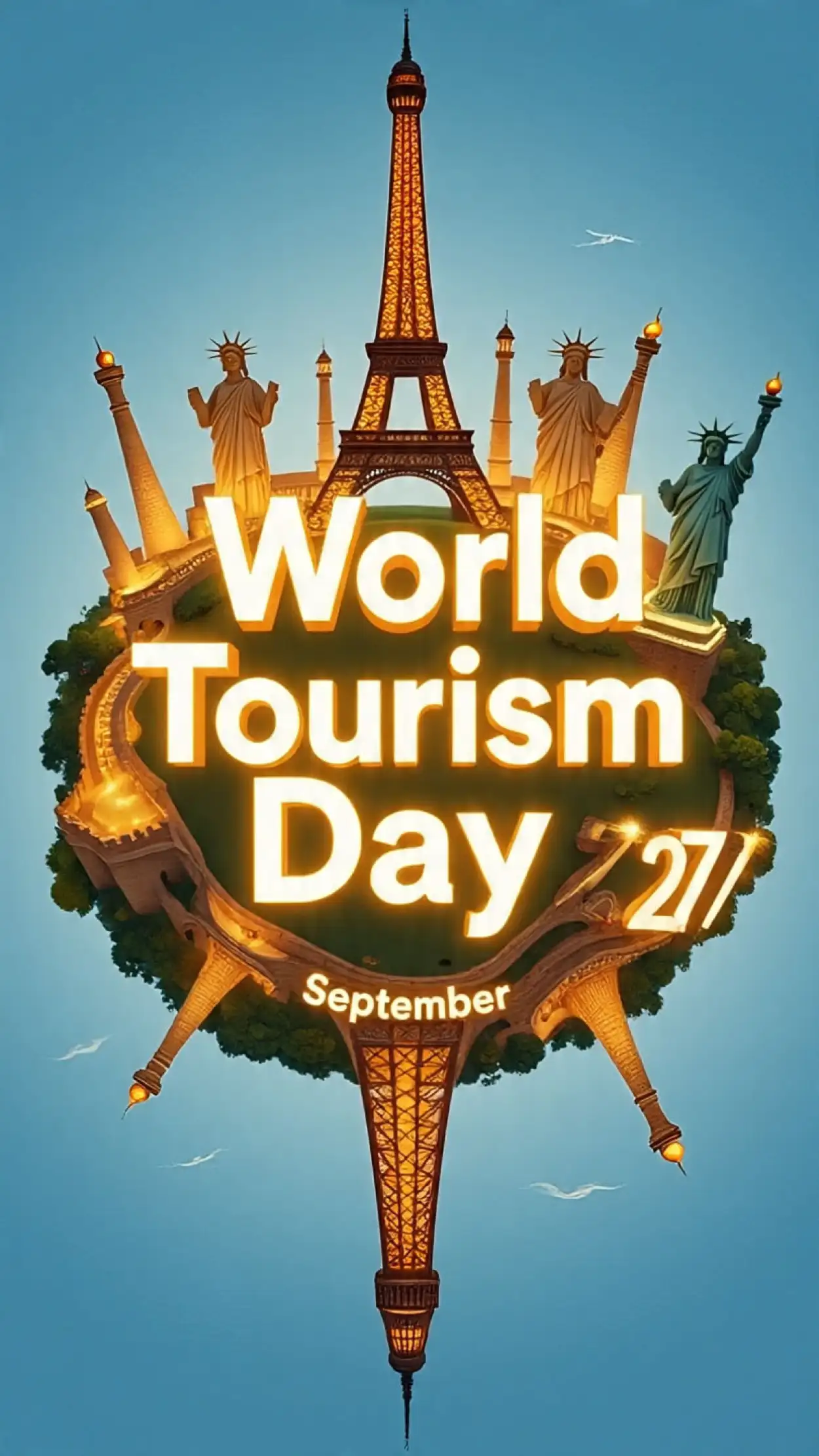 Free Download Best Quotes For World Tourism Day Celebration - High Quality World Tourism Day Background