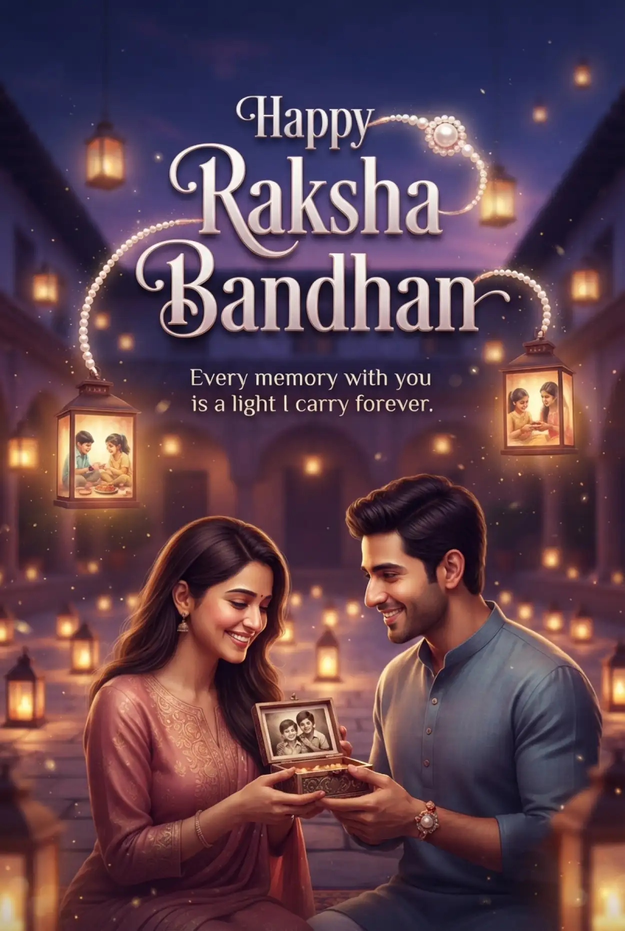 Free Download Best Raksha Bandhan Wishes 2026 - High Quality Happy Rakhi Wishes 2026 Image