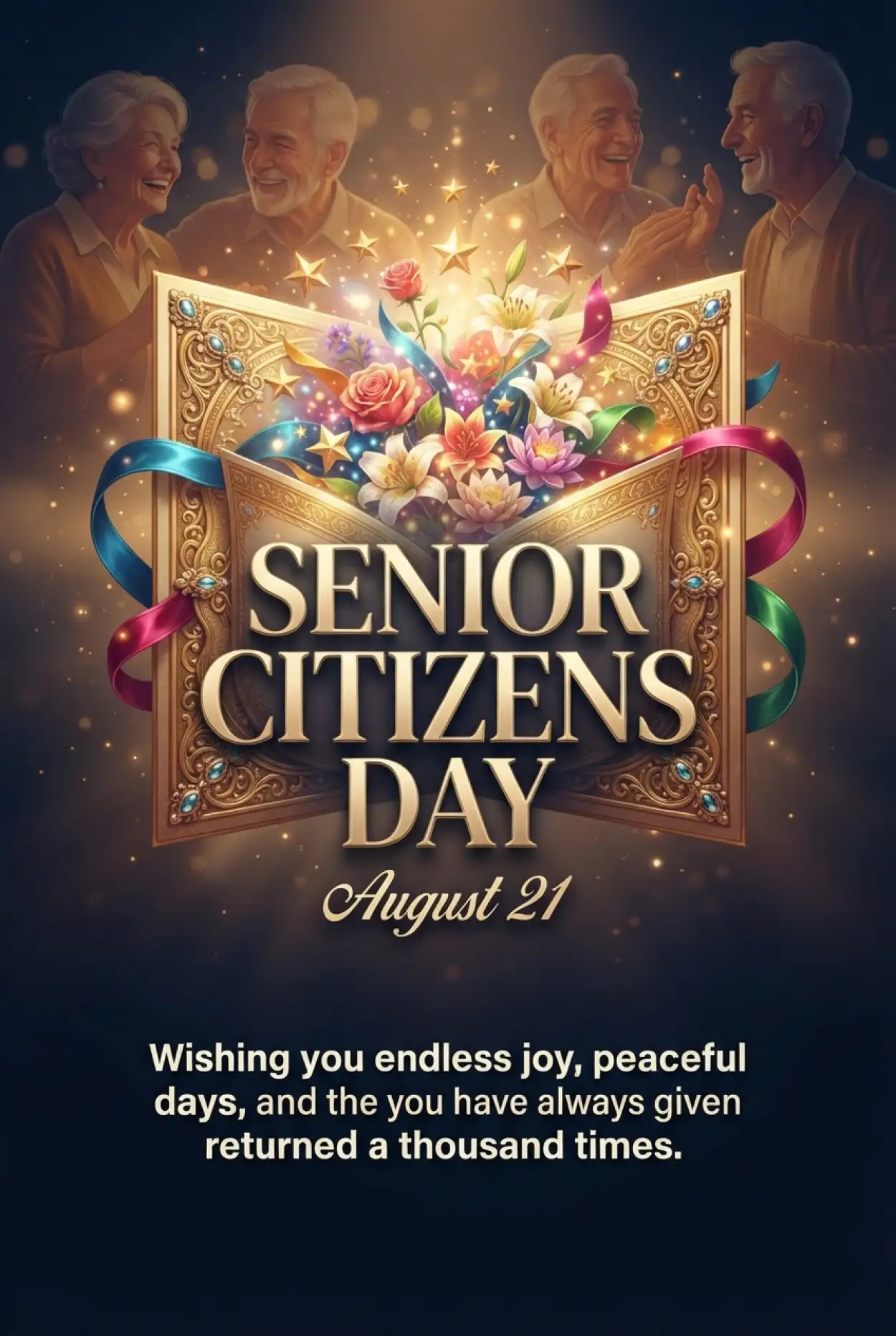 Free Download Best Senior Citizens Day 2026 Wishes And Greetings - High Quality Senior Citizens Day 2026 Image