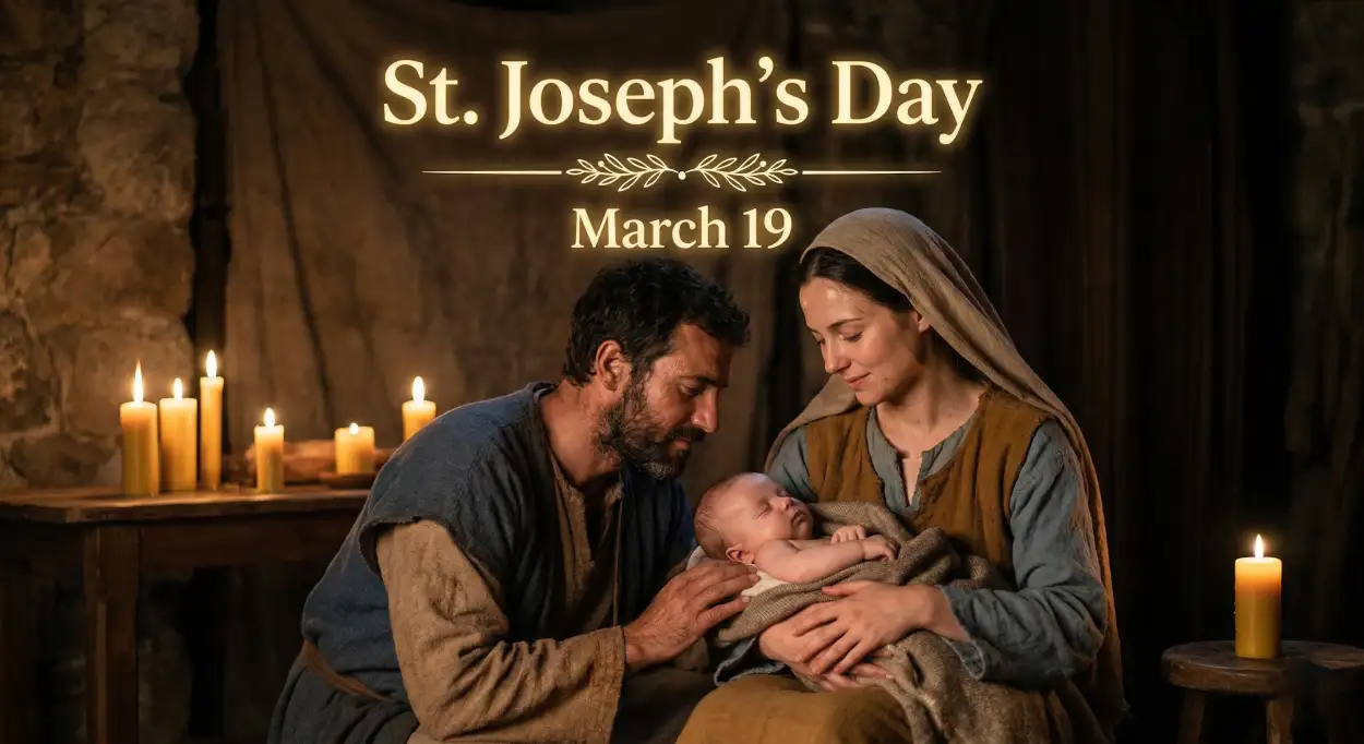 Free Download Best St Josephs Day Messages For Family - High Quality St Josephs Day 2026 Date And Significance Image