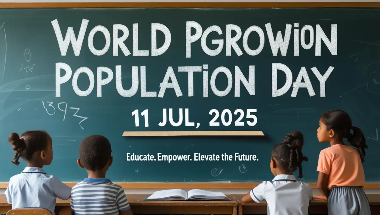 Free Download Best Theme For World Population Day 2025 - High Quality World Population Day Background