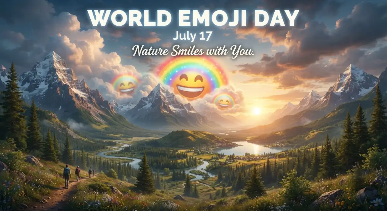 Free Download Best World Emoji Day Poster Design 2026 - High Quality World Emoji Day Poster 2026 Image