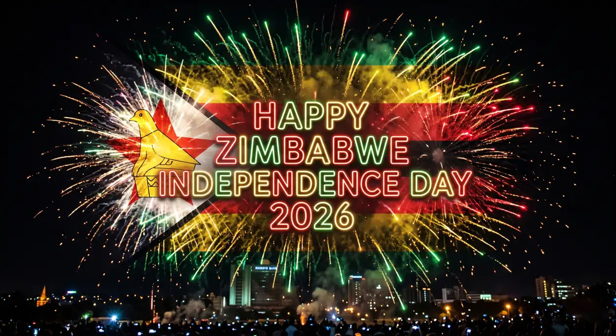 Free Download Best Zimbabwe Independence Day Greetings 2026 - High Quality Happy Zimbabwe Independence Day 2026 Image