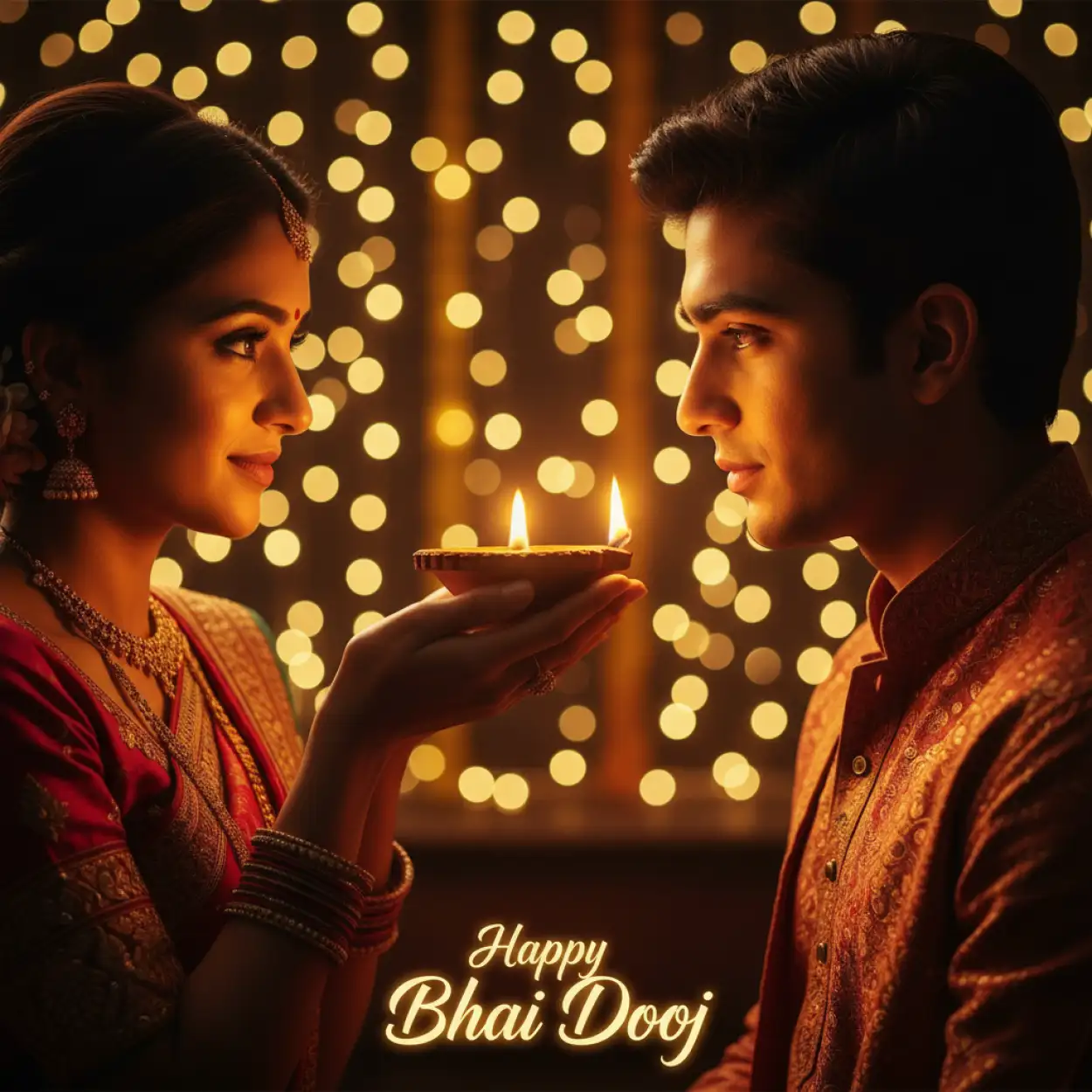 Free Download Bhai Dooj 2025 Quotes In English - High Quality Happy Bhai Dooj 2025 Background