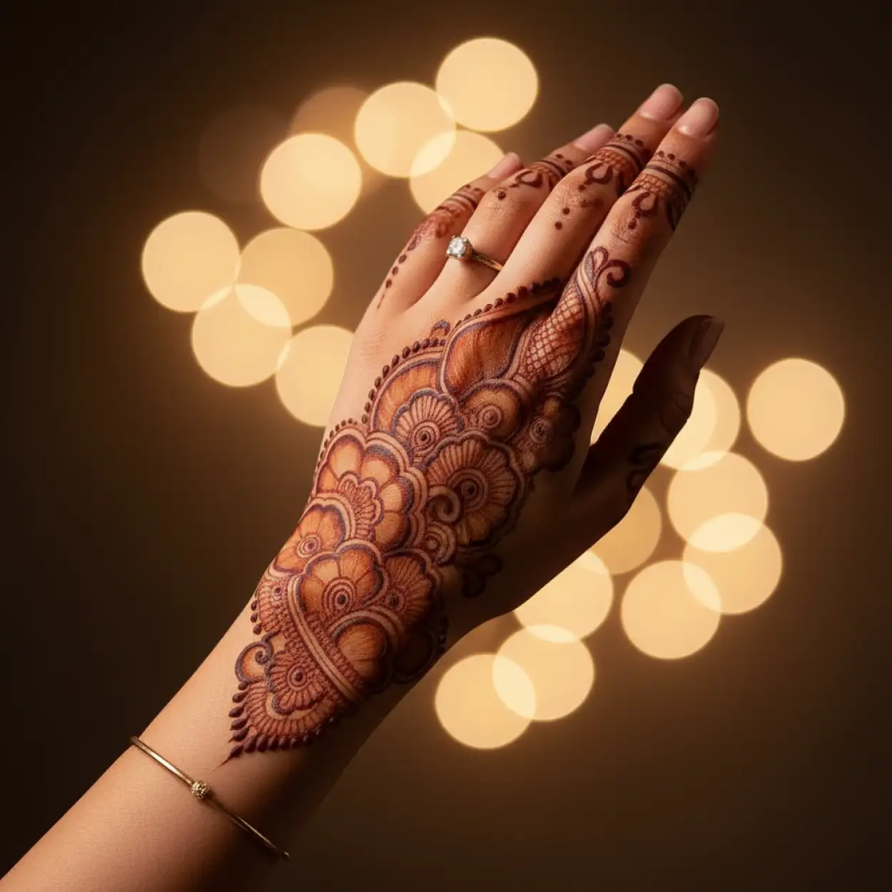Free Download Bhai Dooj Special Mehndi Design 2025 - High Quality New Mehndi Design Image