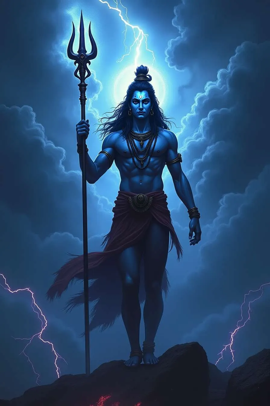 Free Download Bholenath Meditation With Glowing Third Eye - High Quality Shiv Shankar Background Background
