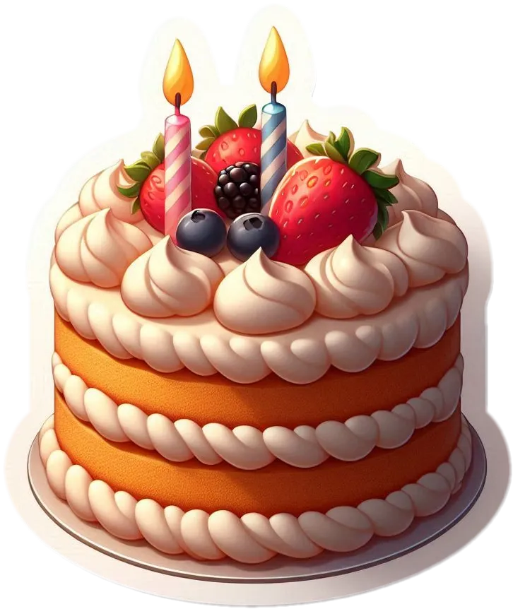 Free Download Birthday Cake Png Transparent Background - High Quality Birthday Cake PNG Image