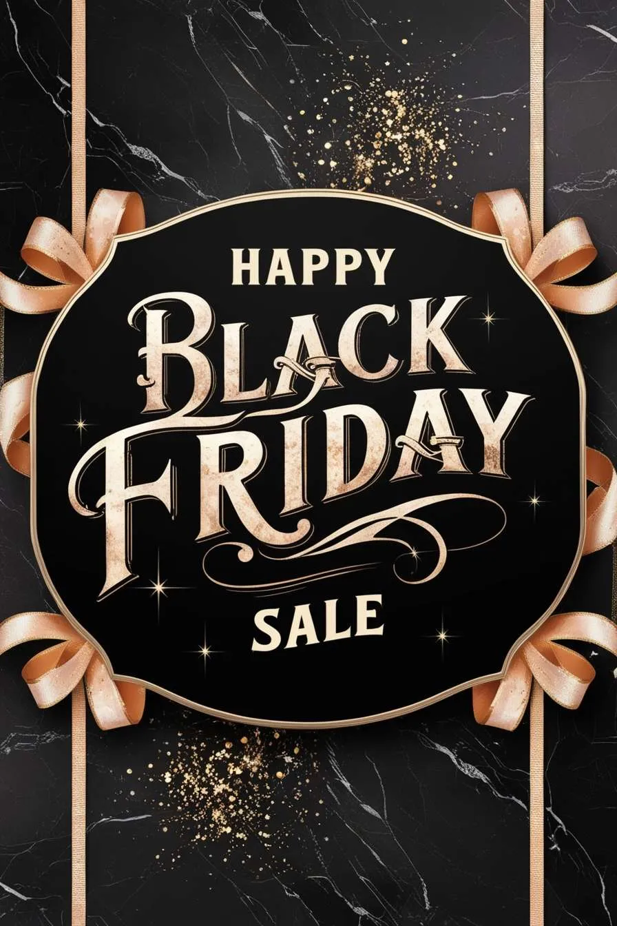 Free Download Black Friday Sale With Gold Sparkles - High Quality Happy Black Friday Sale Background
