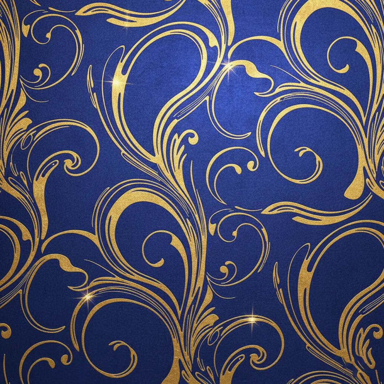 Free Download Blue And Gold Luxury Wallpaper Picture For Template - High Quality Blue Picture Background