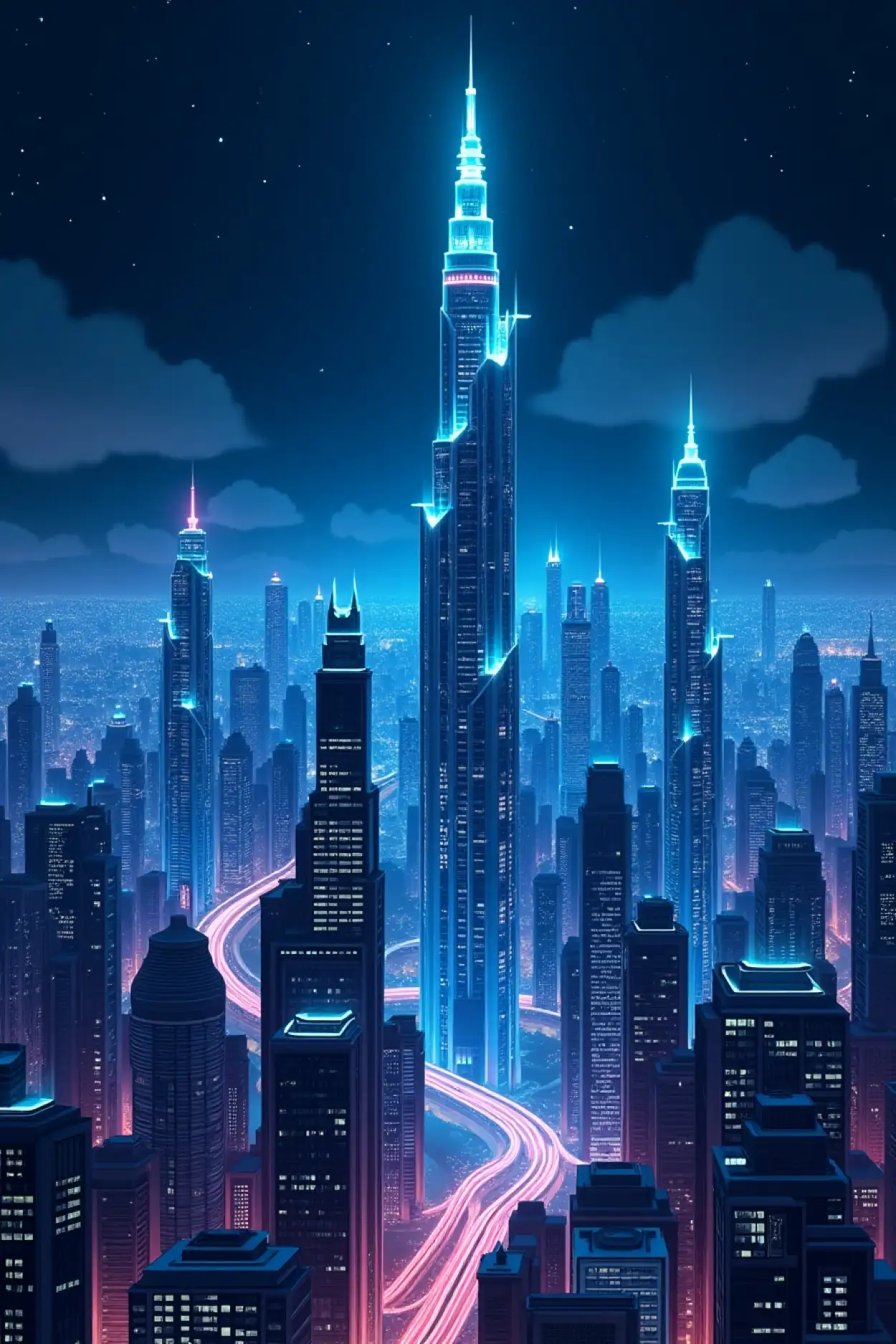 Blue Night Light Wallpaper HD - Royalty Free Blue Picture Image | Pngmagic Free Download Blue Night Light Wallpaper HD - High Quality Blue Picture Background