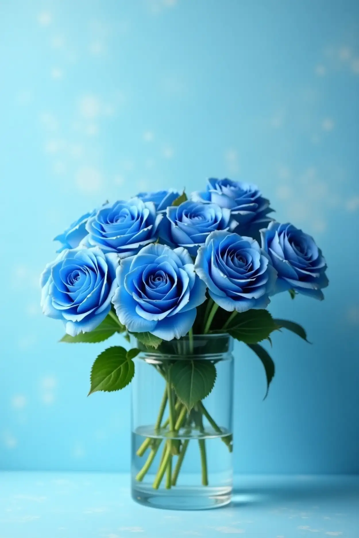 Free Download Blue Picture Blue Roses Flower Bouquet - High Quality Blue Picture Background