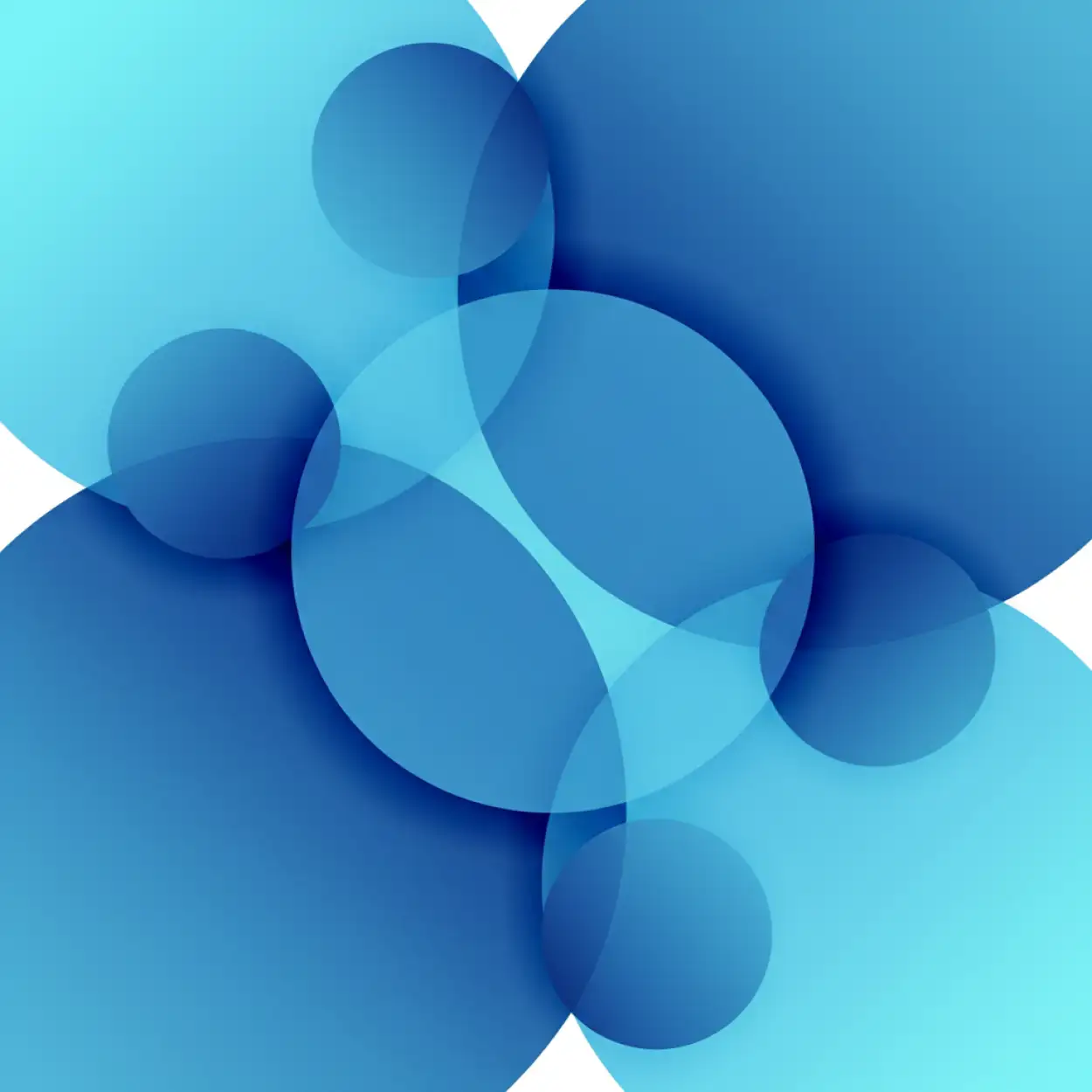 Free Download Blue Picture Circle Pattern - High Quality Blue Picture Background