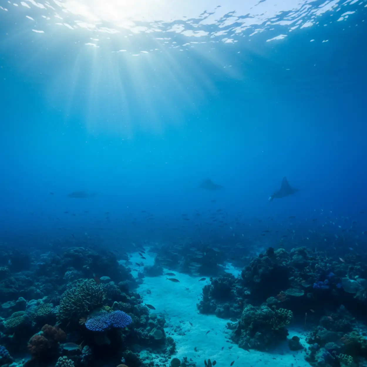 Blue Picture Underwater View - Royalty Free Blue Picture Image | Pngmagic Free Download Blue Picture Underwater View - High Quality Blue Picture Background