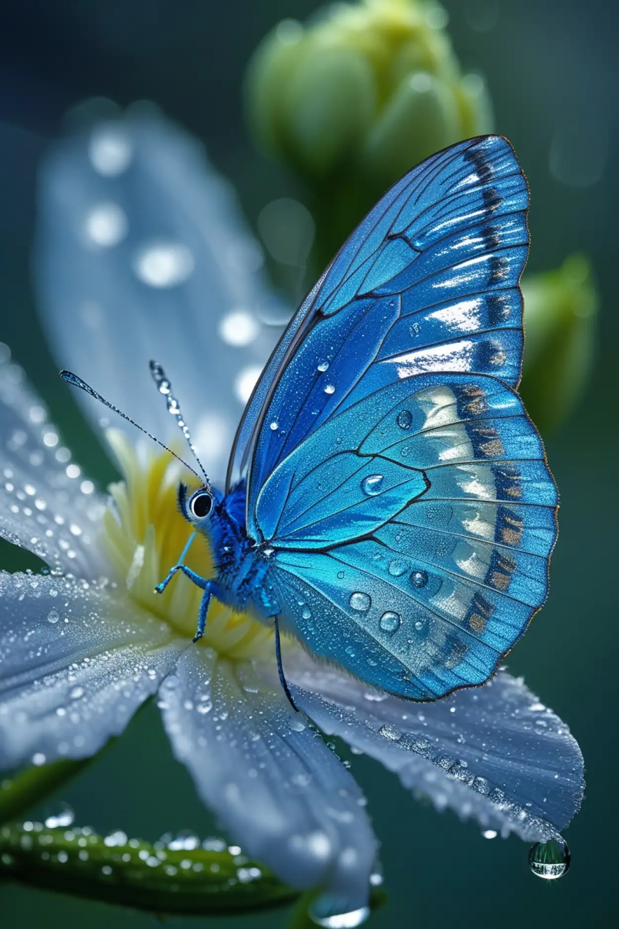 Blue Picture With Butterflies And Flowers - Royalty Free Blue Picture Image | Pngmagic Free Download Blue Picture With Butterflies And Flowers - High Quality Blue Picture Background