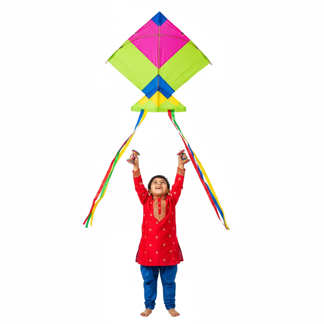 Free Download Blue Sky Kite Flying Png - High Quality Kite Flying Png Transparent PNG