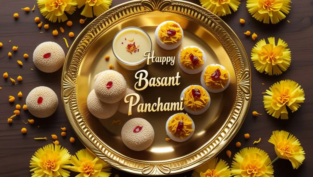 Boondi Laddoo And Kesar Halwa Yellow Wallpaper - Royalty Free Yellow-themed Backgrounds For Basant Panchami Image | Pngmagic Free Download Boondi Laddoo And Kesar Halwa Yellow Wallpaper - High Quality Yellow-themed Backgrounds For Basant Panchami Background