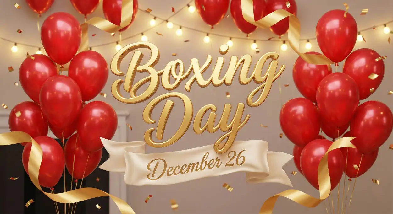 Free Download Boxing Day Black And Gold Theme - High Quality Boxing Day Background