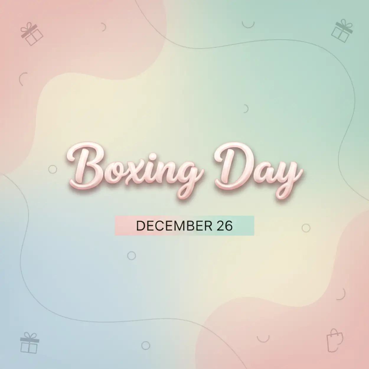 Free Download Boxing Day Festival Status Background - High Quality Boxing Day Background