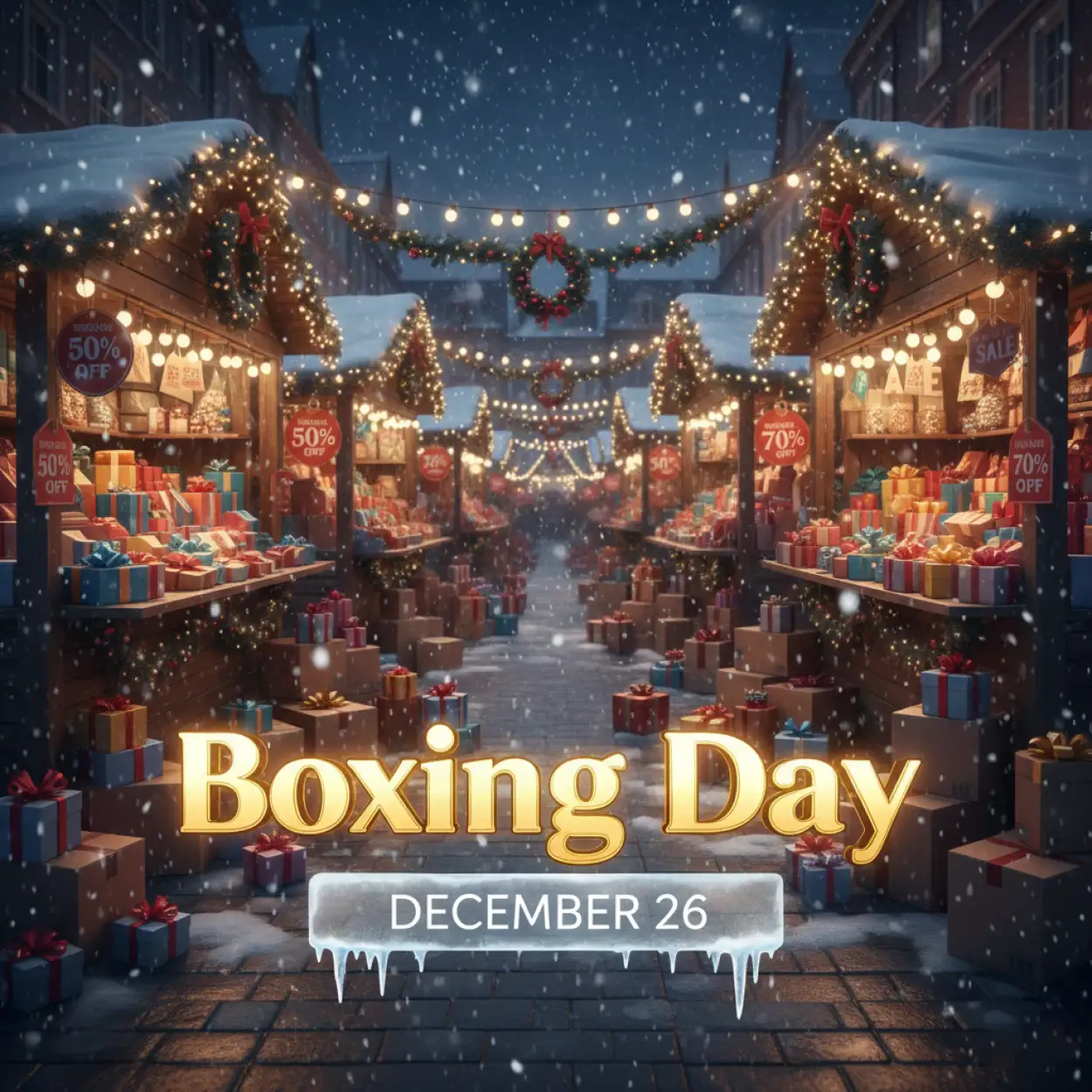 Free Download Boxing Day Holiday Background - High Quality Boxing Day Background