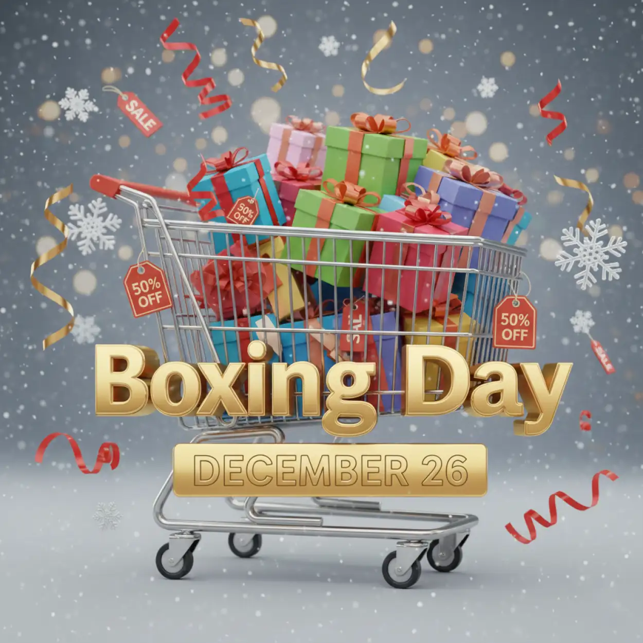 Free Download Boxing Day Holiday Sale Background - High Quality Boxing Day Background