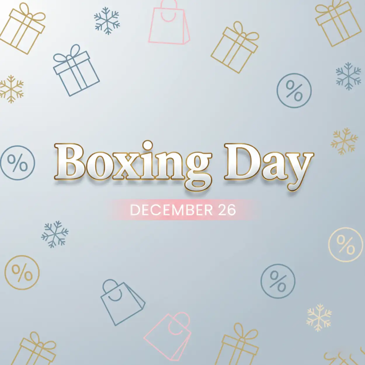 Free Download Boxing Day Instagram Post Background - High Quality Boxing Day Background