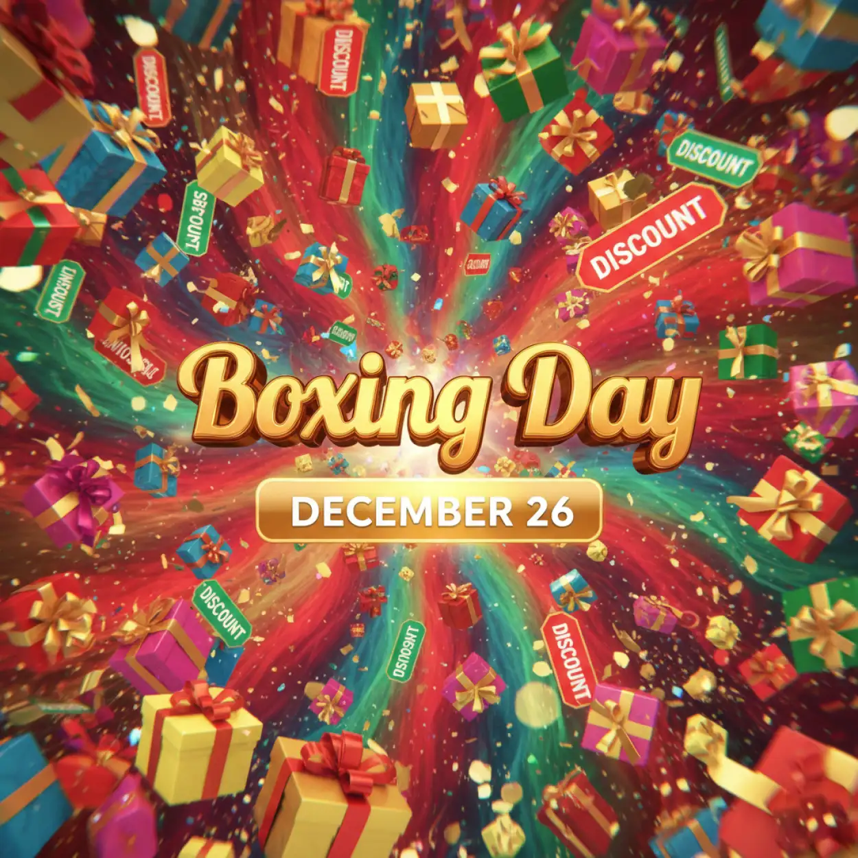 Free Download Boxing Day Minimal Background Design - High Quality Boxing Day Background