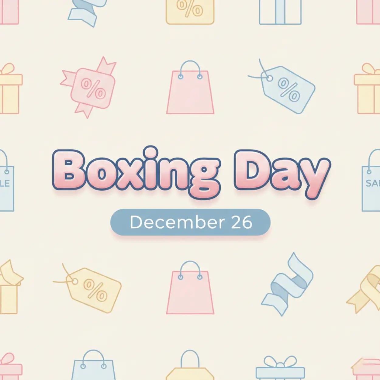 Free Download Boxing Day Online Shopping Sale Design - High Quality Boxing Day Background