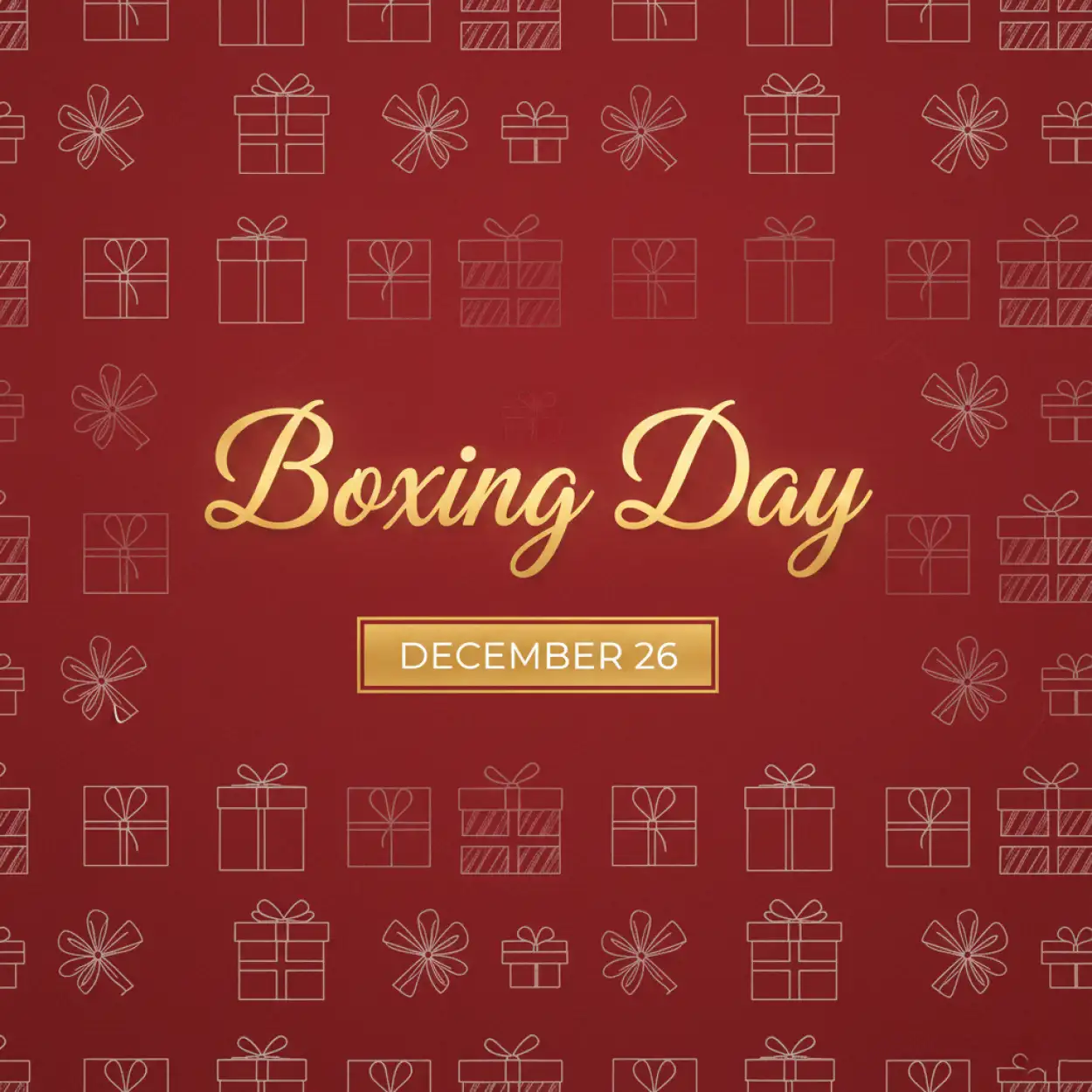 Free Download Boxing Day Promotional Artwork - High Quality Boxing Day Image