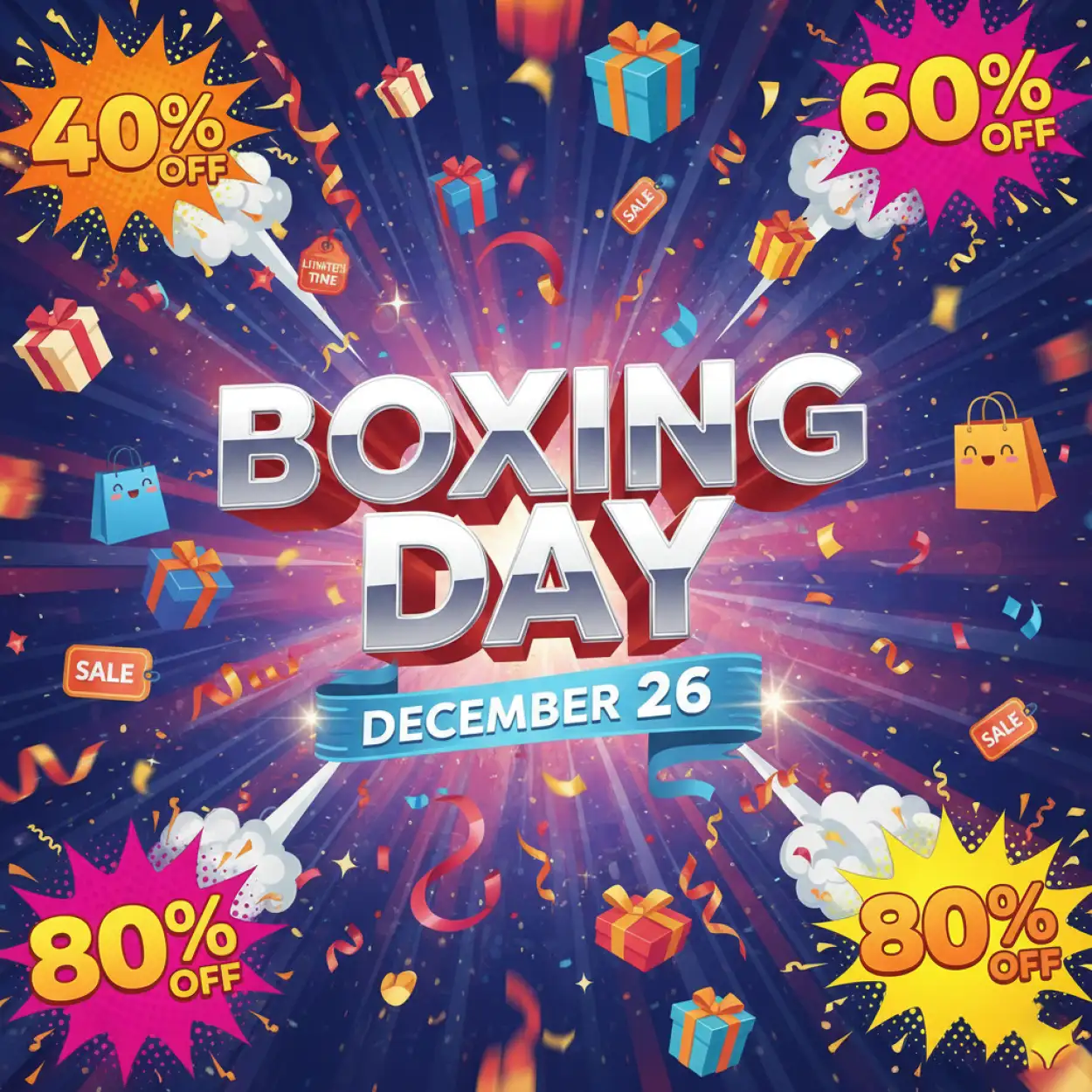 Free Download Boxing Day Sale Background - High Quality Boxing Day Background Image