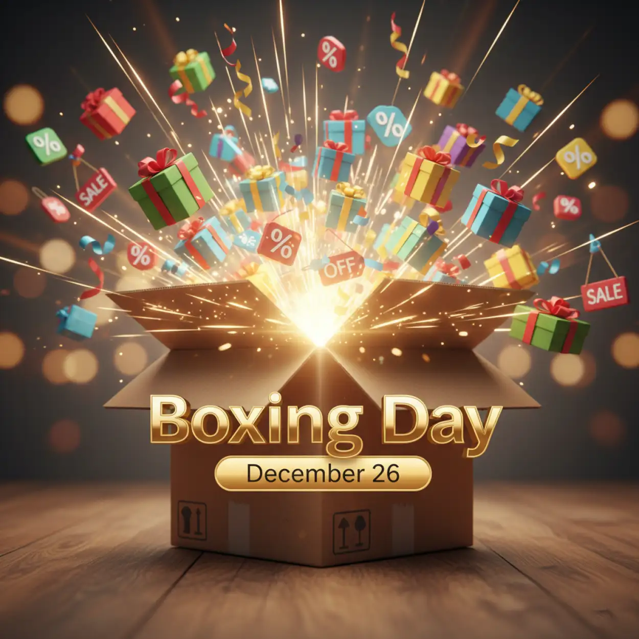 Free Download Boxing Day Super Sale Banner - High Quality Boxing Day Background