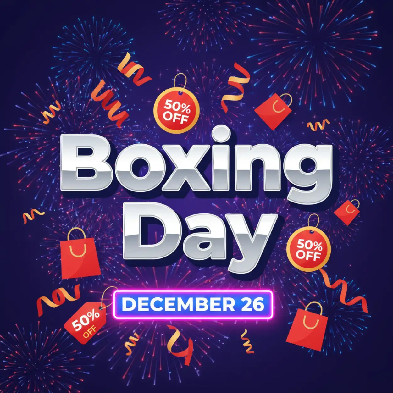 Free Download Boxing Day Youtube Thumbnail Background - High Quality Boxing Day Background