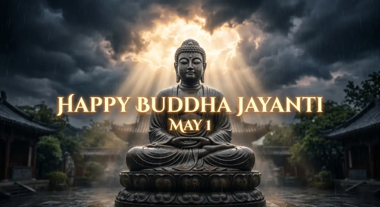 Free Download Buddha Jayanti 2026 Aesthetic Background - High Quality Happy Buddha Jayanti 2026 Wishes Background Image