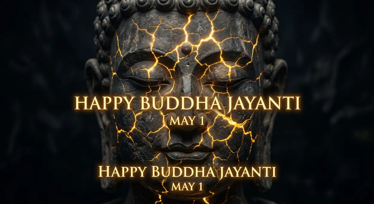 Free Download Buddha Jayanti 2026 Creative Post Design - High Quality Happy Buddha Jayanti 2026 Wishes Image