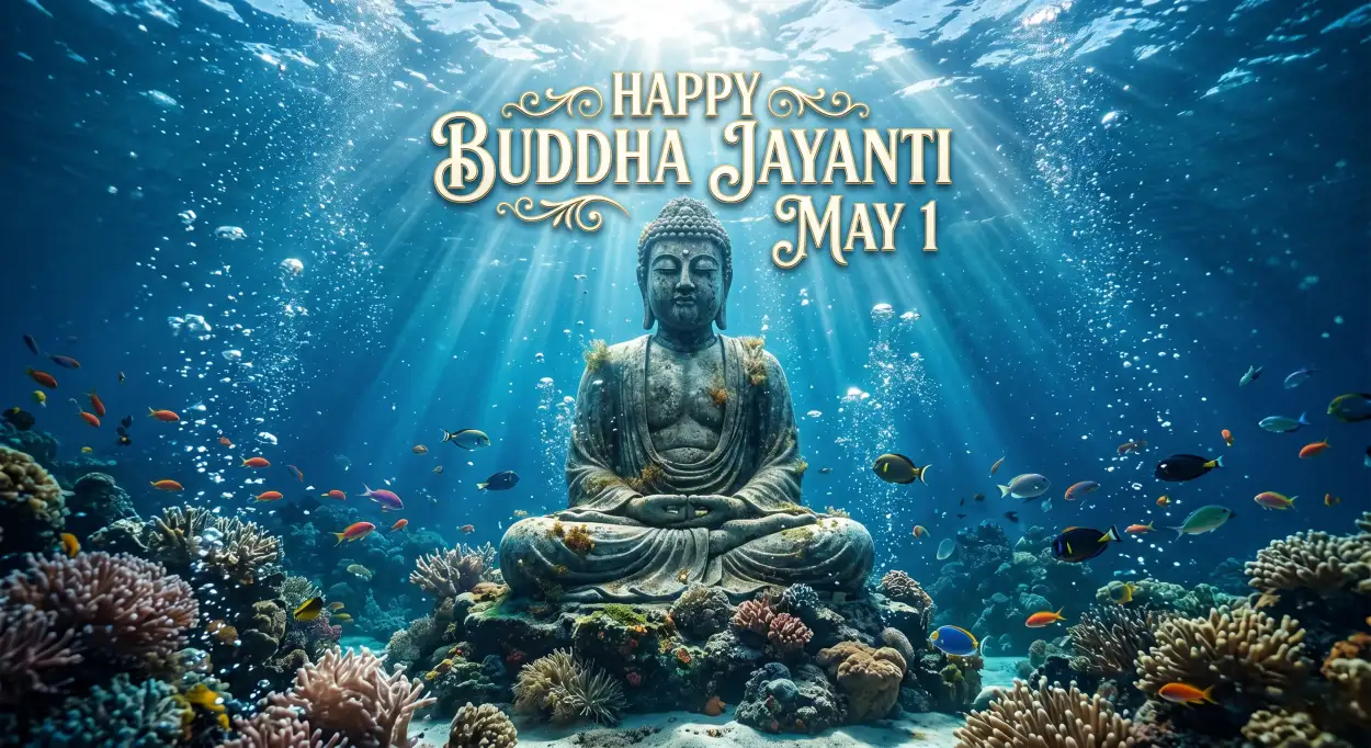Free Download Buddha Jayanti 2026 Festival Poster Png - High Quality Happy Buddha Jayanti 2026 Wishes Transparent PNG