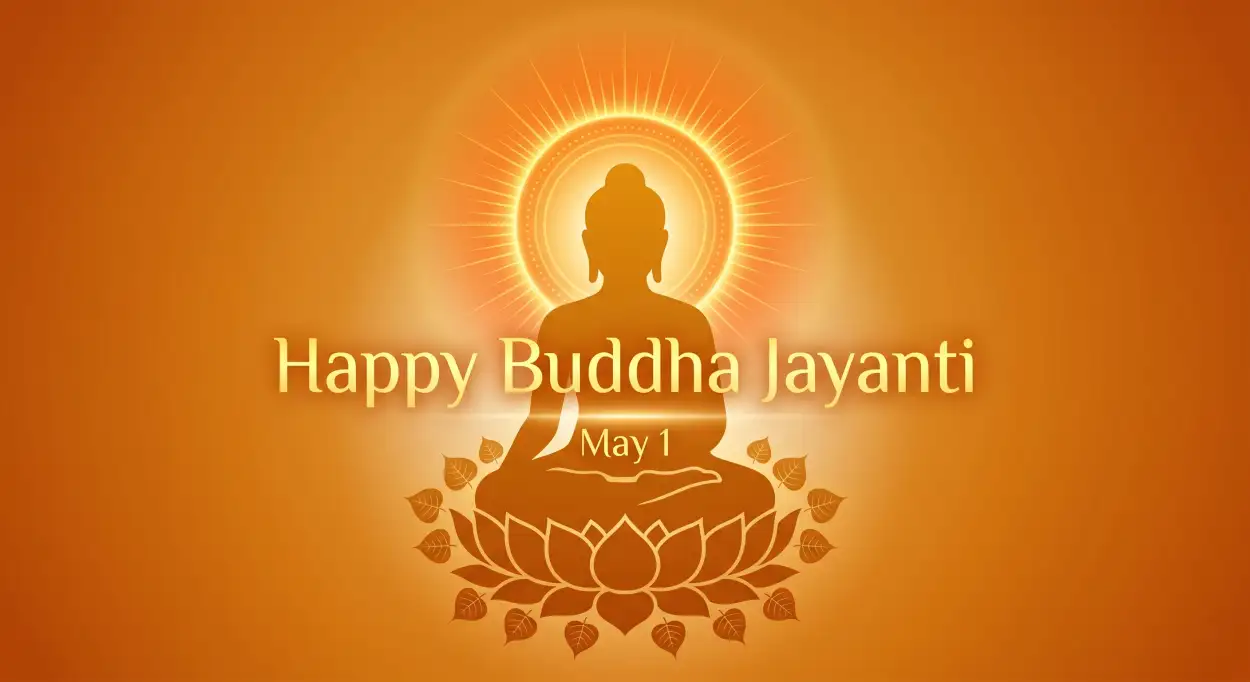 Free Download Buddha Jayanti 2026 Quotes For Students - High Quality Happy Buddha Jayanti 2026 Wishes Image