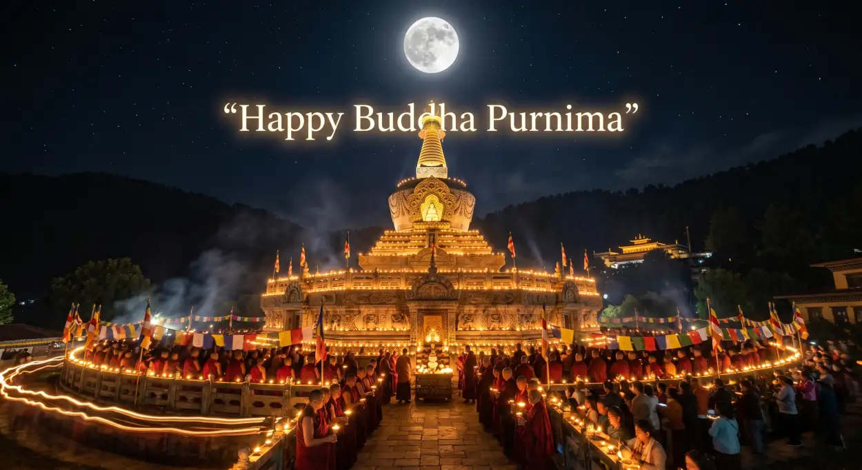 Free Download Buddha Purnima 2026 Festival Images With Blessings - High Quality Happy Buddha Purnima Wishes 2026 Image