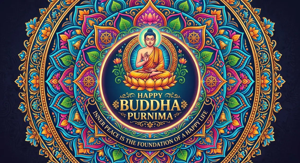 Free Download Buddha Purnima 2026 Festival Social Media Kit - High Quality Happy Buddha Purnima Wishes 2026 Image
