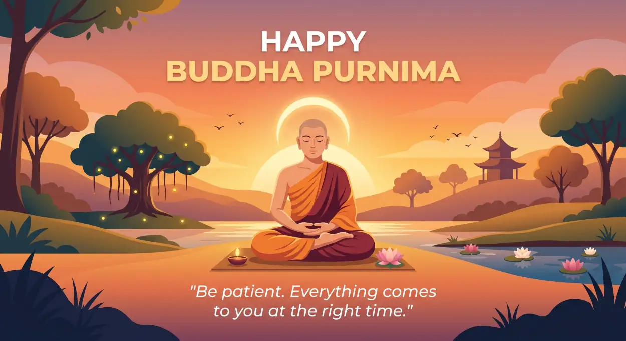 Free Download Buddha Purnima 2026 Instagram Captions Wishes - High Quality Happy Buddha Purnima Wishes 2026 Image