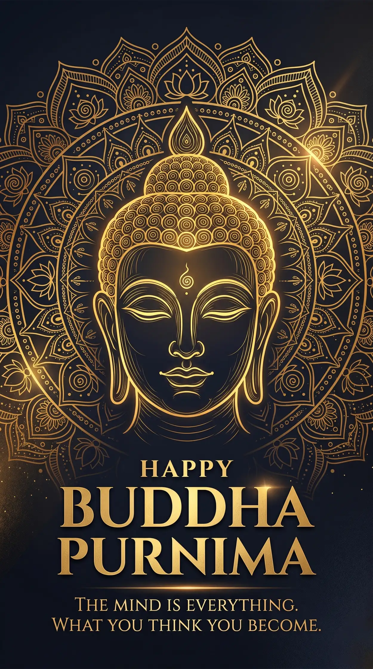 Free Download Buddha Purnima 2026 Lord Buddha Png Images Hd - High Quality Happy Buddha Purnima Wishes 2026 Transparent PNG