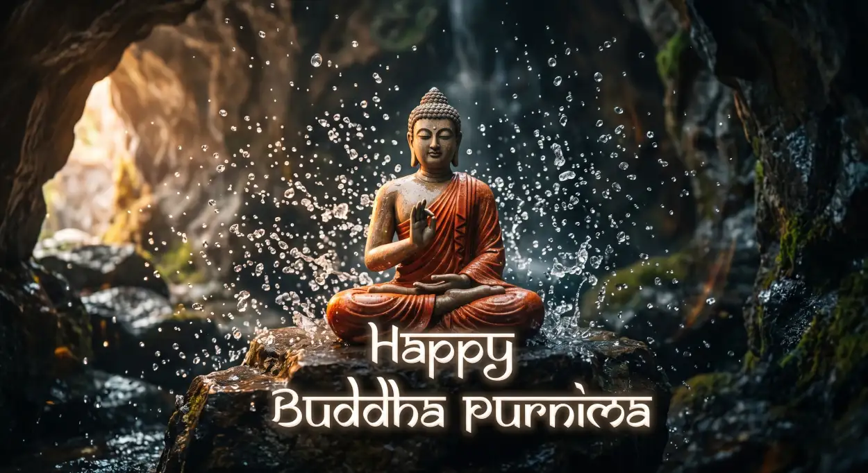 Free Download Buddha Purnima 2026 Whatsapp Status Wishes - High Quality Happy Buddha Purnima Wishes 2026 Image