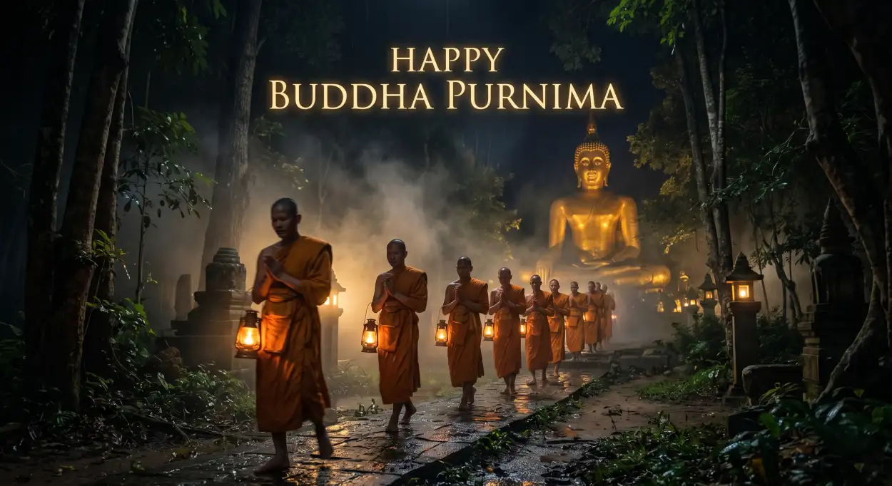 Free Download Buddha Purnima 2026 Wishes For Instagram Reels - High Quality Happy Buddha Purnima Wishes 2026 Image