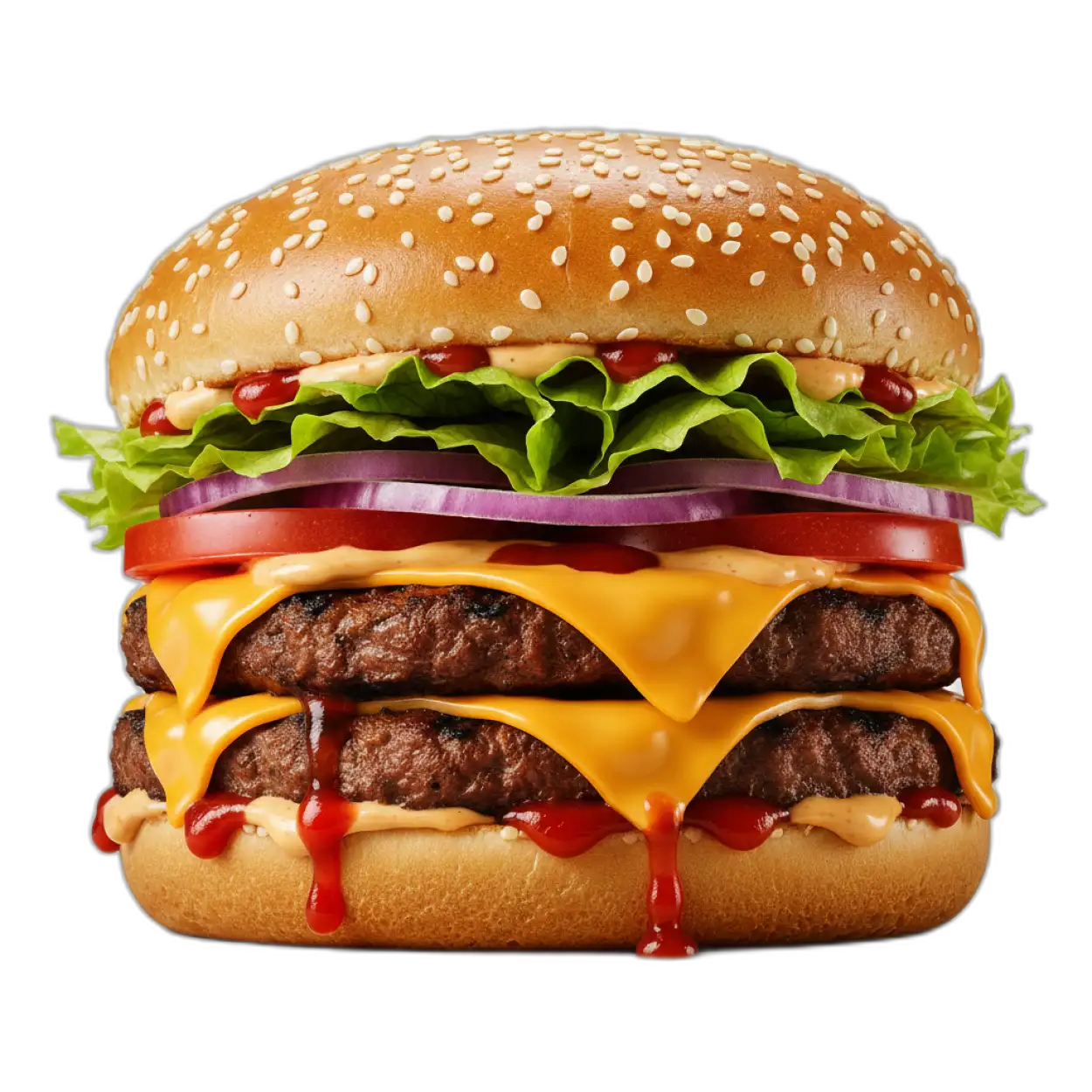 Free Download Burger Png Creative Design - High Quality Burger Png PNG Image