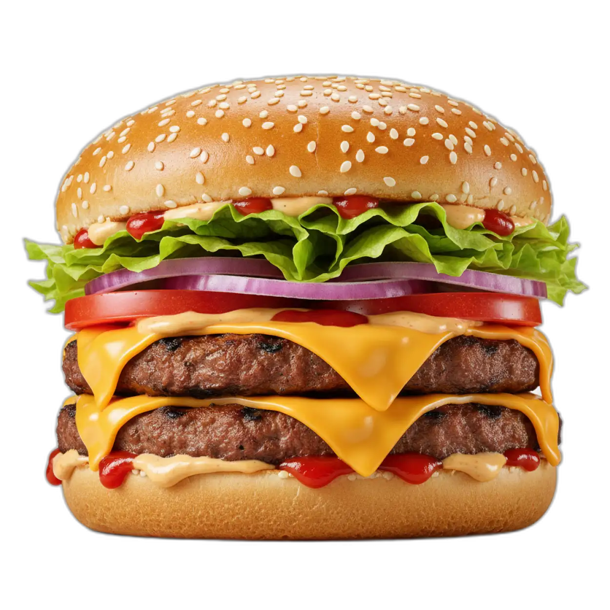 Free Download Burger Png Editable Design - High Quality Burger Png PNG Image