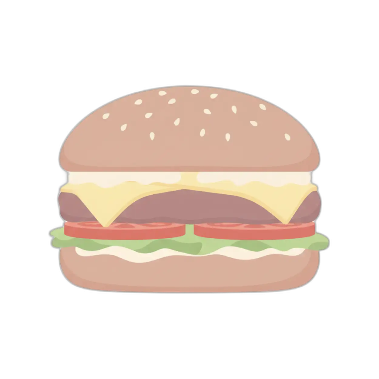 Free Download Burger Png For Instagram Design - High Quality Burger Png PNG Image
