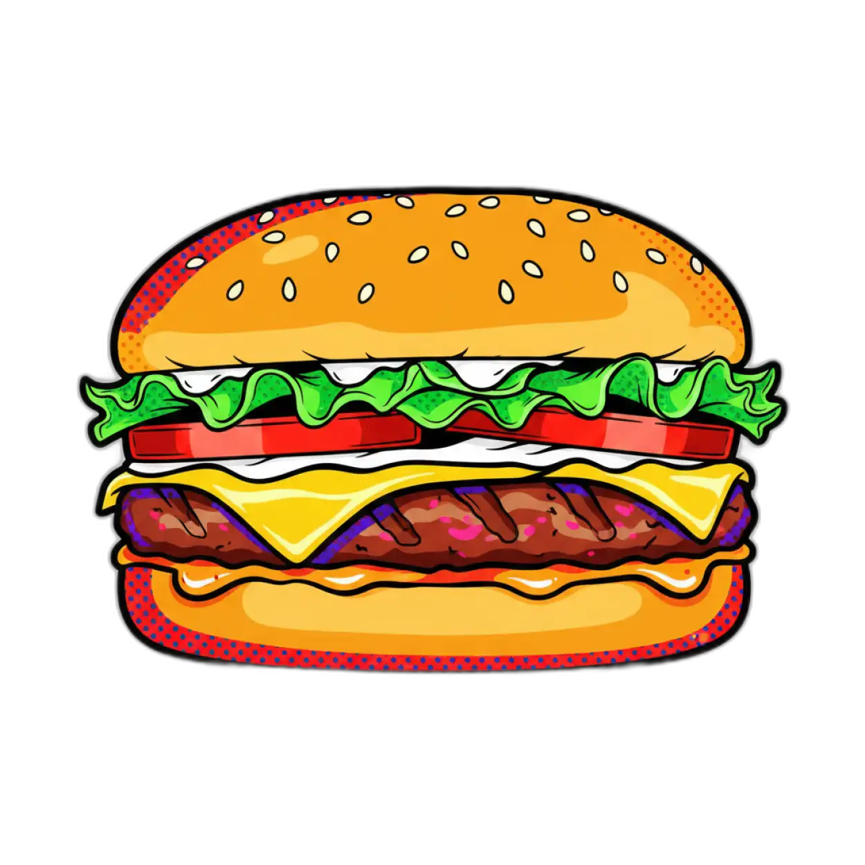 Free Download Burger Png For Menu Design - High Quality Burger Png PNG Image