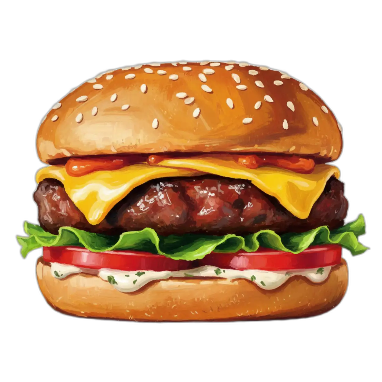 Free Download Burger Png For Poster Design - High Quality Burger Png PNG Image